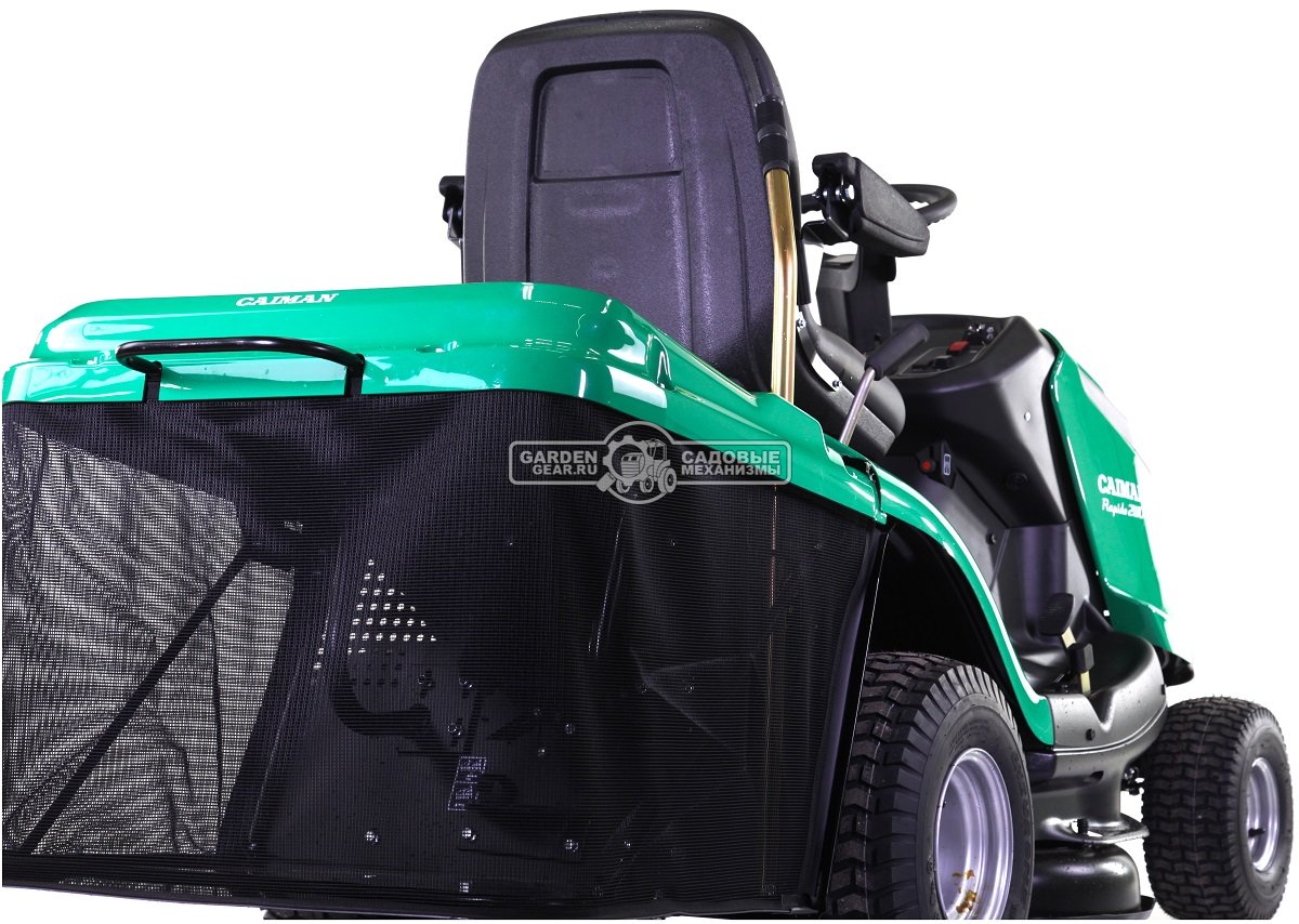 Садовый трактор Caiman Rapido 2WD 97D1C (CZE, Caiman, 452 куб.см., гидростатика, дифференциал, травосборник 300 л., 92 см., 224 кг.)