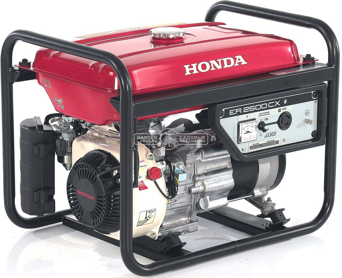 Бензиновый генератор Honda ER 2500 CXRH (PRC, Honda GP160, 163 см3, 2.0/2.2 кВт, 14.5 л, 40 кг)
