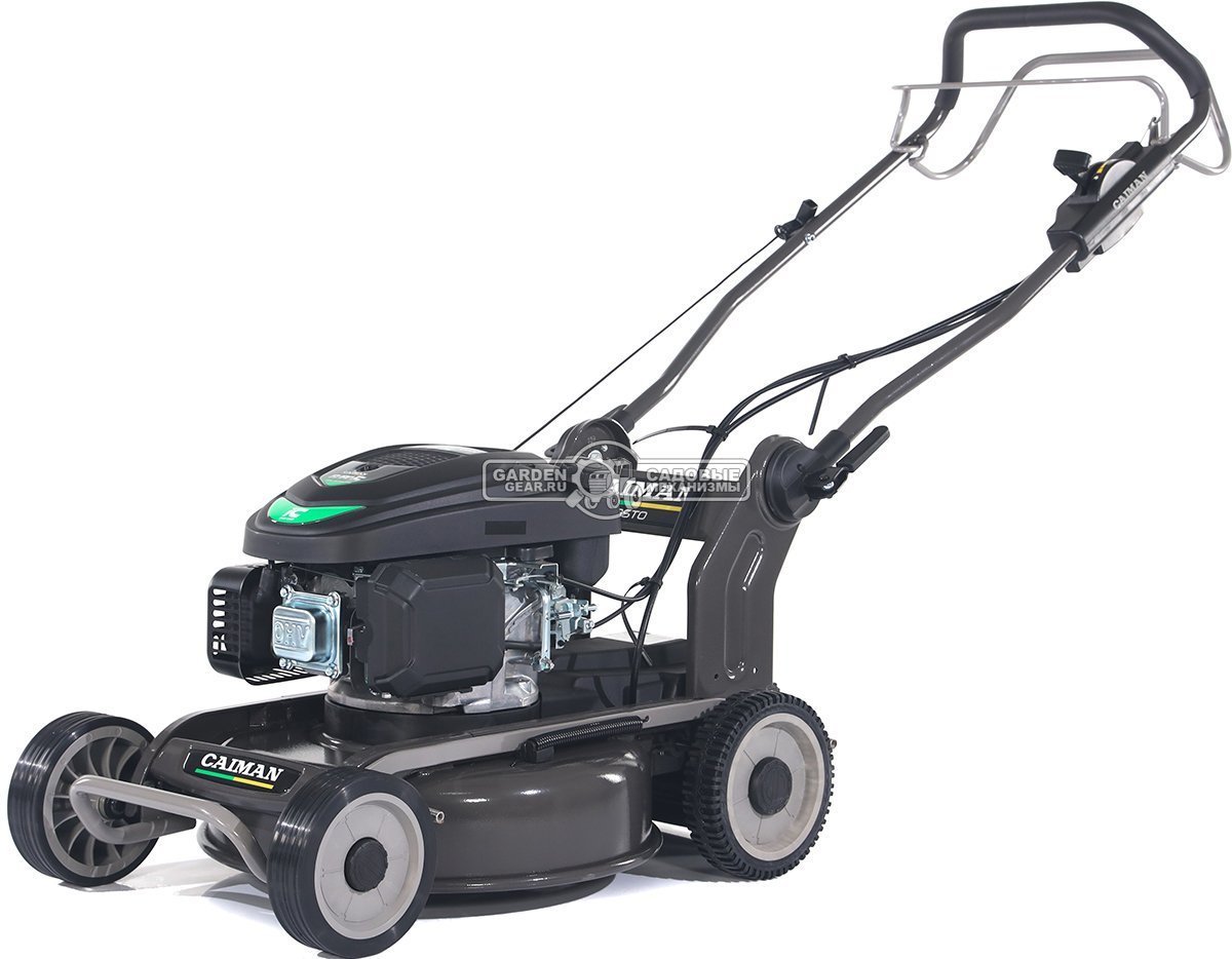 Газонокосилка бензиновая Caiman Fasto 50CT мульчирующая (RUS, 46 см, Caiman Green Engine, 166 см3, сталь, 40,4 кг.)