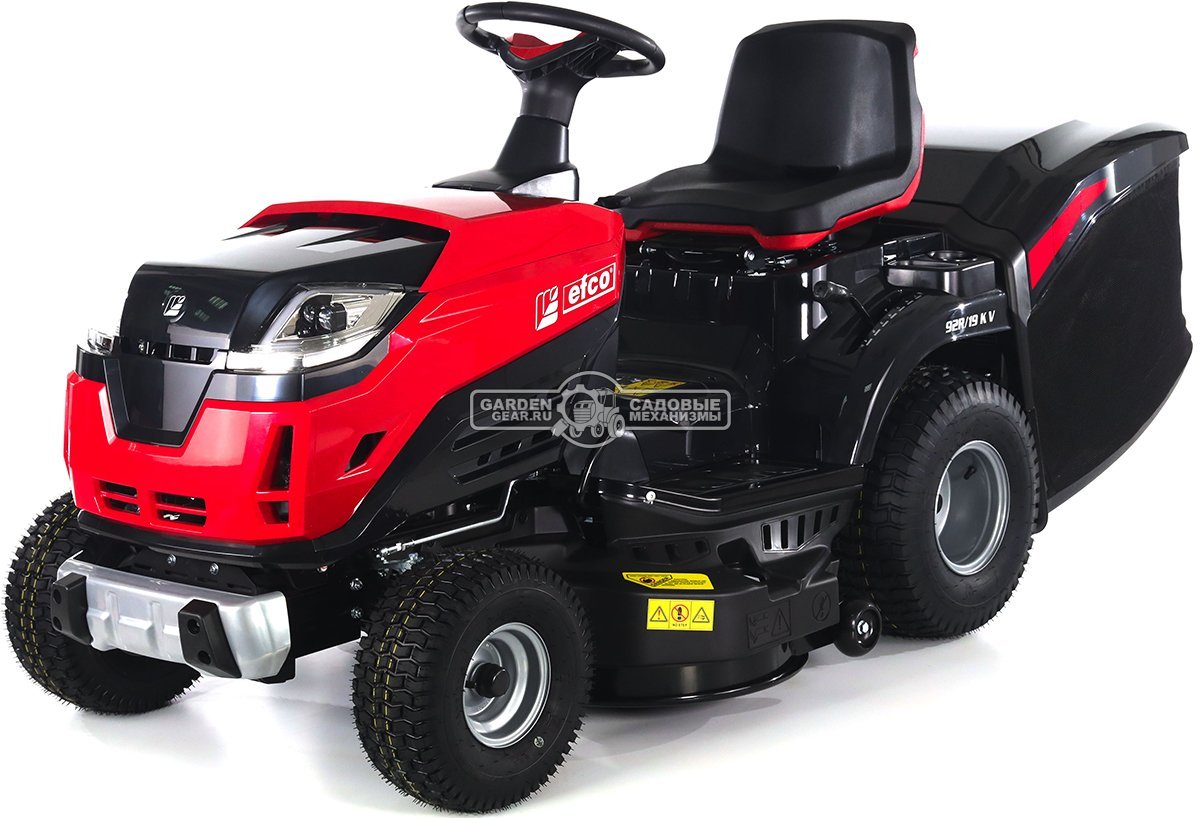 Садовый трактор Efco EF 92R/19 KV (PRC, Emak K 1900 V-Twin, 586 см3, 92 см, гидростатика, травосборник 300 л, 192 кг.)