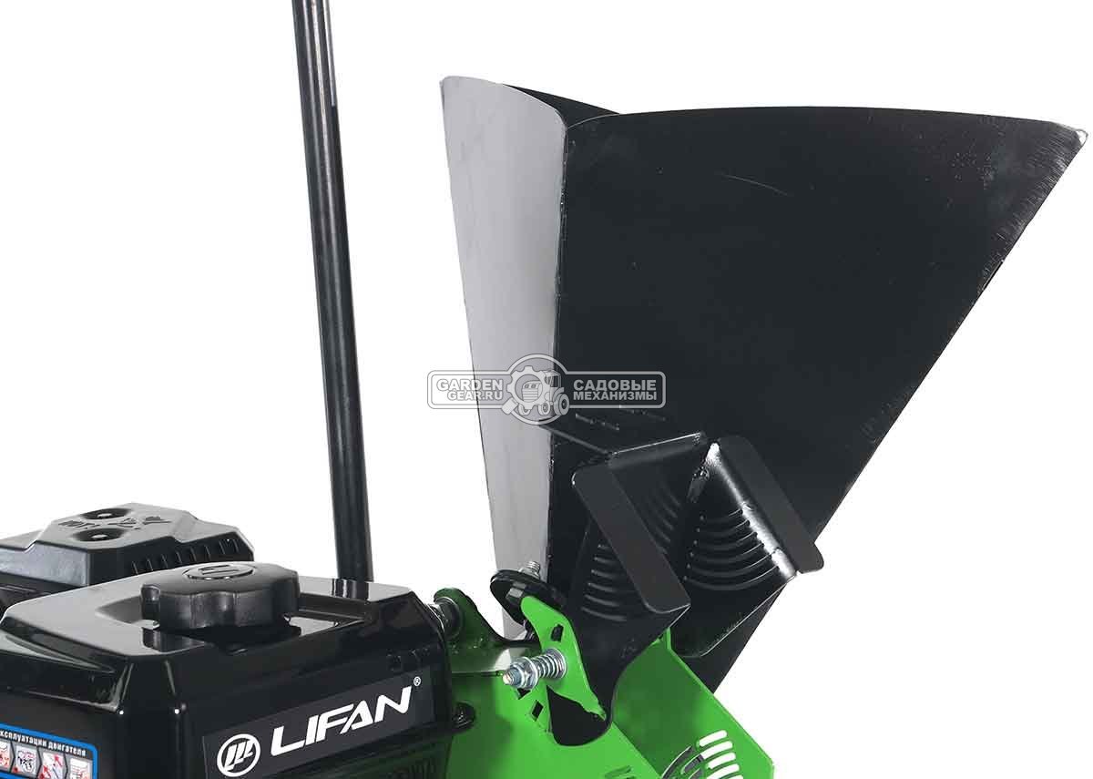 Садовый измельчитель веток бензиновый Дровосек МР260 6.5 (RUS, Lifan 6.5 л.с., 196 см3, ветки до 72 мм, центробежное сцепление, 48 кг)