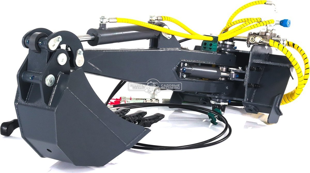 Экскаватор лопатковый с поворотным механизмом Baumech макс. глубина копания 135 см., ширина ковша 25 см., макс. высота выгрузки 290 см., 84 кг. 