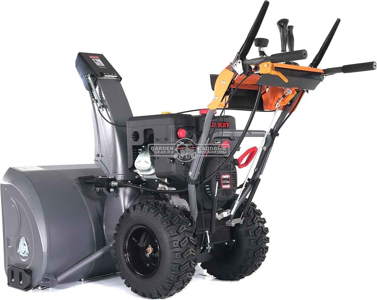 Снегоуборщик Villartec WB1510E (PRC, 107 см, Loncin 420 см3, эл/стартер 220В, фара, подогр. рукояток, разблокир. колес, скорости 6/2, 135 кг)