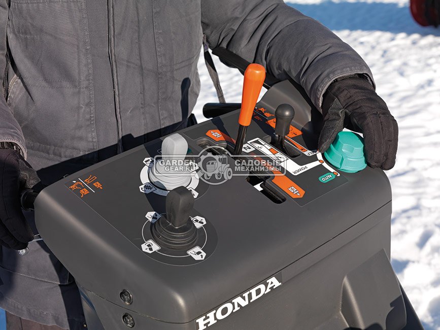 Снегоуборщик Honda HSM 1390IK2ET ETDR Hybrid гусеничный (JPN, 92 см, Honda, 389 см3, аккумулятор 12В, гидростатическая трансмиссия, фара, 250 кг)