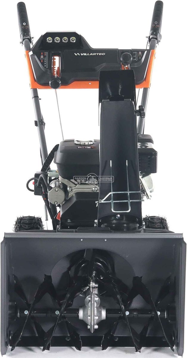 Комбимашина Villartec SW7080E с щеткой 80 см и снегоуборщиком 56 см (PRC, 7,0 л.с., 212 см3, эл/стартер, фара, скорости 5/2, 73 кг)