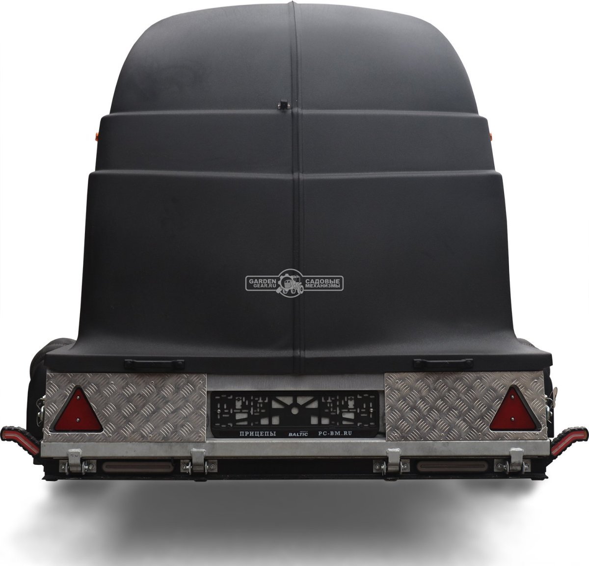 Прицеп с опускающейся платформой на пневмоподвеске Baltic Mechanic Polygon-City PC 750 Спарка для перевозки спецтехники, пневмолифт, крышка, 3500x1500