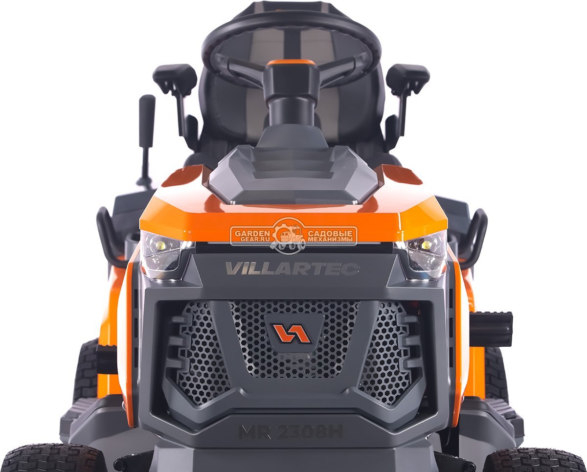 Садовый трактор Villartec MR2308H (PRC, Loncin V-Twin 708 куб.см., LED дисплей, гидростатика, травосборник 320 л, ширина кошения 108 см, 237 кг)