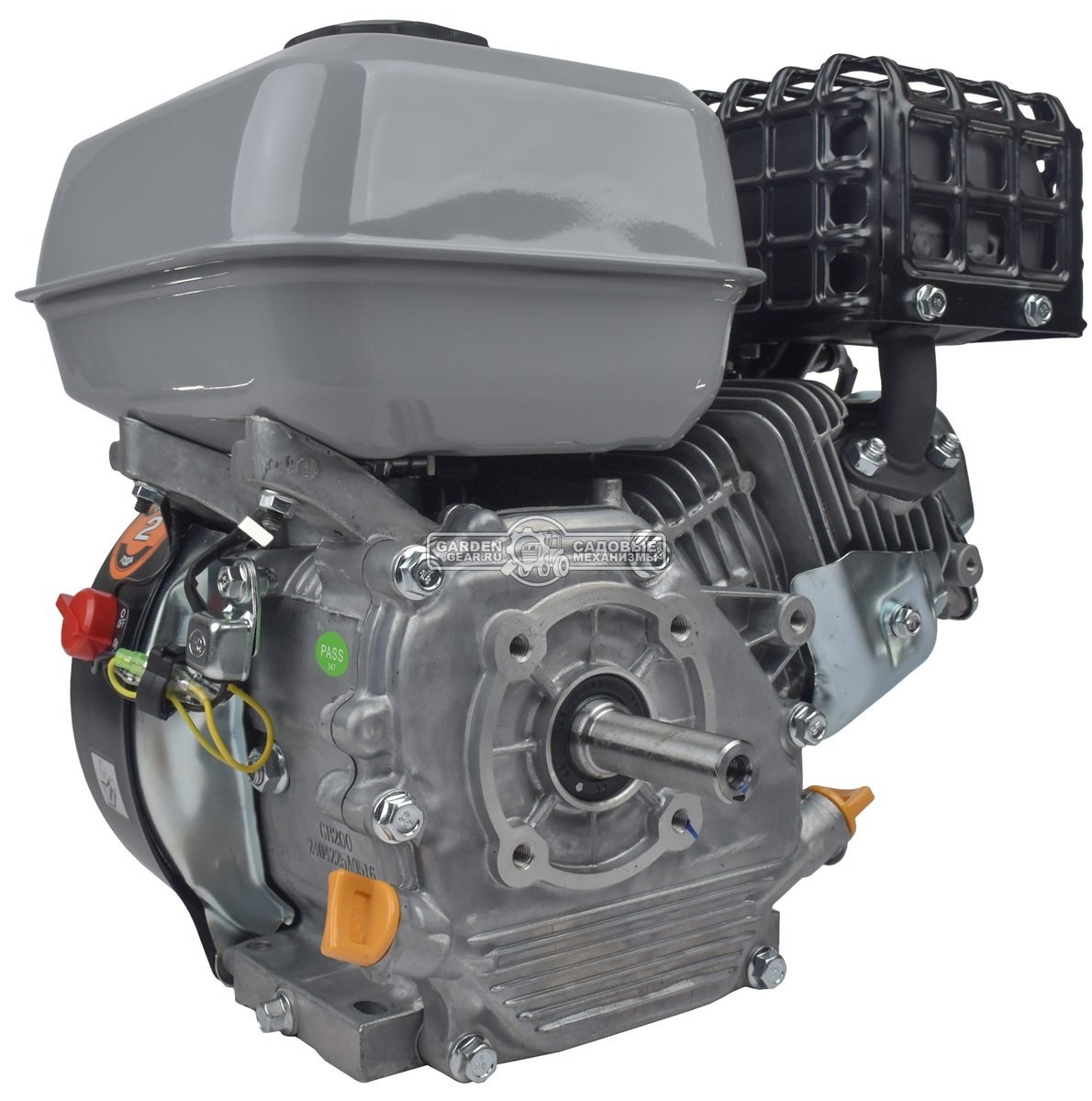 Бензиновый двигатель EVOline GB 200 Q (6,5 л.с., 196 куб.см., D=19,05 мм, L=62 мм, стандартное, 15,5 кг.)