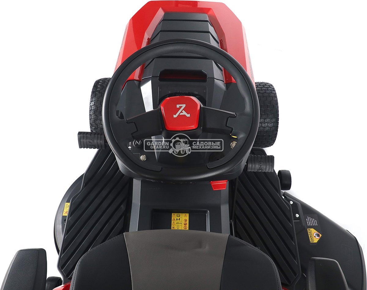 Садовый трактор ZimAni TS108HVD MY2025 (PRC, Loncin 586 куб.см., гидростатика, дифференциал, боковой выброс, шир. кошения 108 см, LED панель, 175 кг)