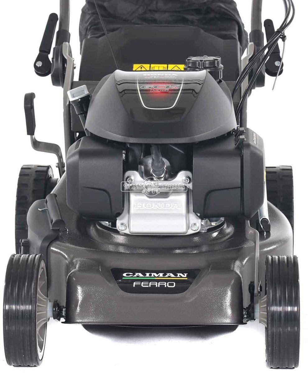 Газонокосилка бензиновая Caiman Ferro 47HV (RUS, 47 см, Honda GCVx 145, 146 см3, сталь, 4 в 1, 50 л, 41.2 кг)