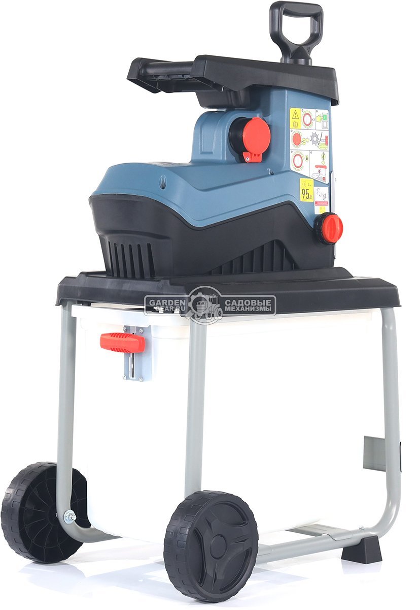 Садовый измельчитель веток электрический Senix SDE28-M-EU (PRC, 2800 Вт, ветки до 45 мм., валик с ножами, 19.2 кг) 