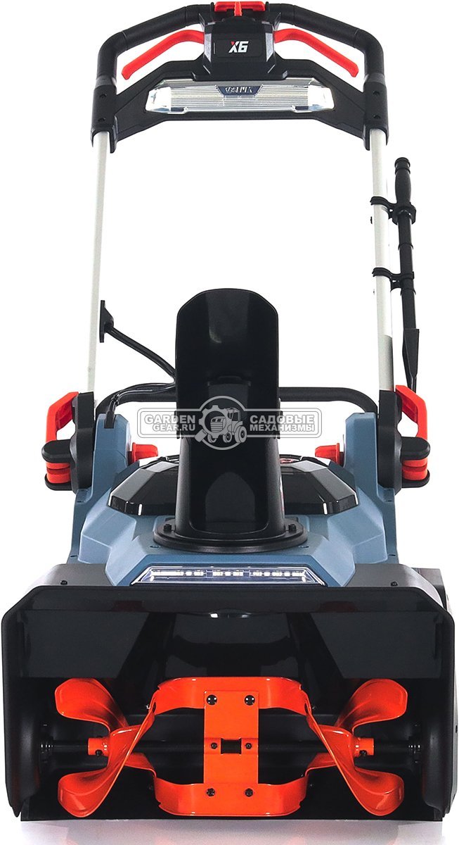 Снегоуборщик аккумуляторный Senix STX6-H-EU с АКБ 6 А/ч и ЗУ (PRC, Li-ion BL 60В, 3500 Вт, ширина 53 см, LED фара, подогрев рукоятки, 15 кг)