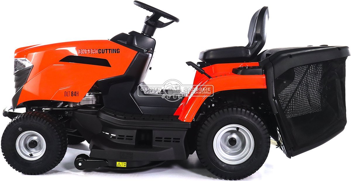 Садовый трактор Daewoo DLT 84H (PRC, Stiga ST400, 414 куб.см., гидростатика, ширина кошения 84 см, травосборник 200 л, мульчирование, 188 кг)
