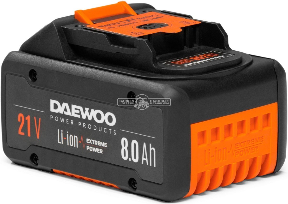 Аккумулятор Daewoo DABT 8521Li (PRC, Li-Ion, 21В, 8.0 А/ч, 1 кг, элементы 21700)