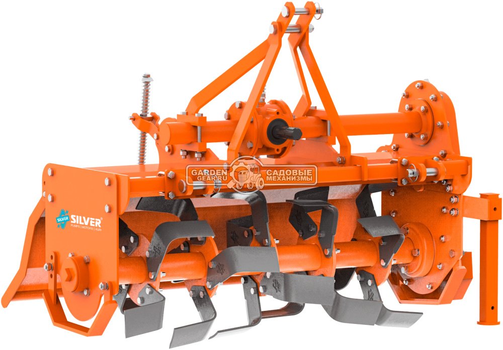 Почвофреза Kubota SLRT-120 под ВОМ (для тракторов от 25 л.с.)