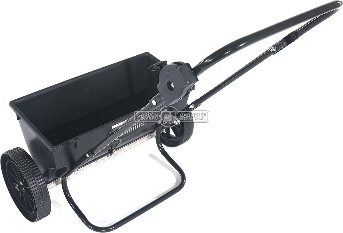 Тележка - разбрасыватель для удобрений, песка и реагентов Haitec HT-GS25 (PRC, ширина разброса 55 см, ёмкость 25 кг, колеса 25.4 см)