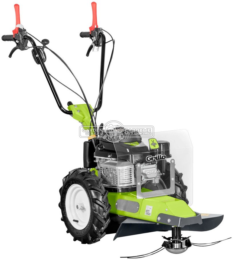 Профессиональный колесный триммер Grillo HWT 700 Supertrac самоходный (ITA, Kawasaki FJ180, 179 куб.см., 60 см., 55 кг.)