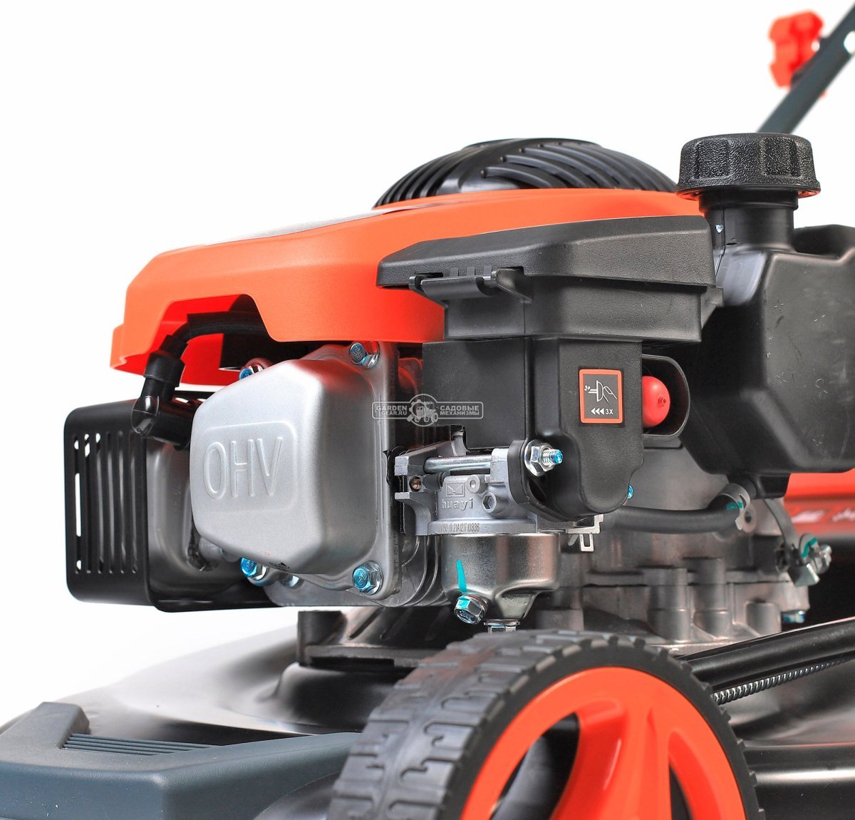 Газонокосилка бензиновая несамоходная Patriot PT 41 LM (PRC, 150 см3, Patriot, 41 см, сталь, 40 л, 20 кг)