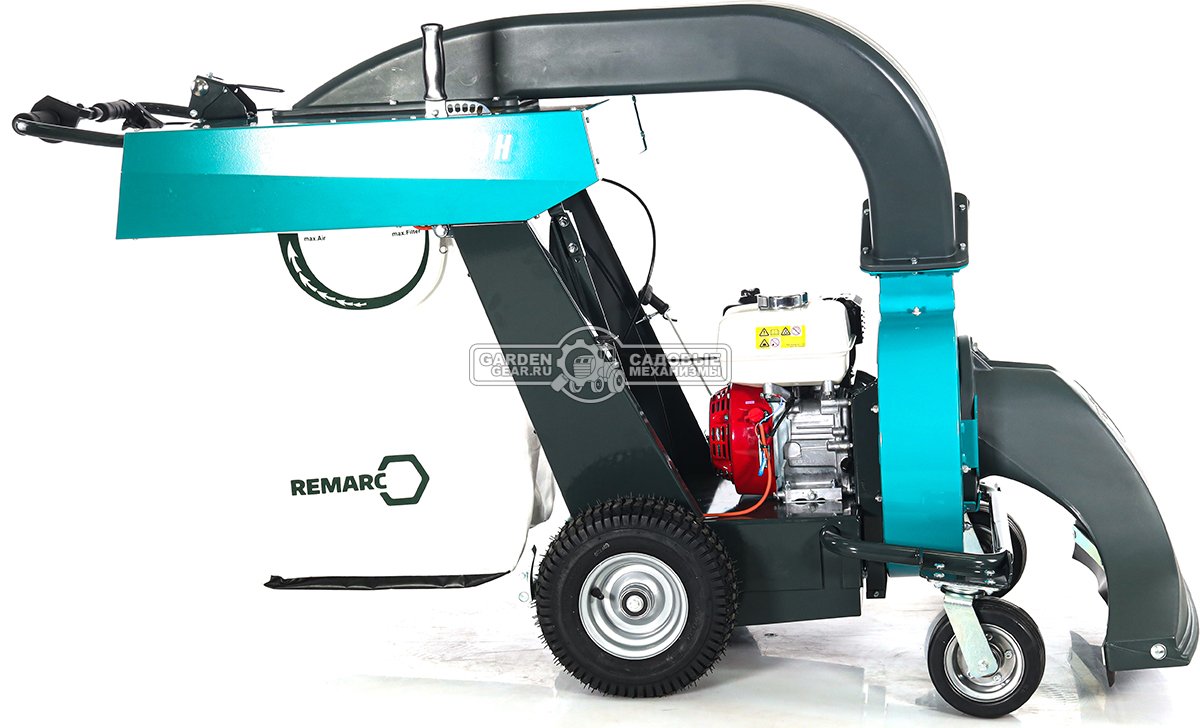 Садовый пылесос бензиновый Remarc LS XP 5.0 H самоходный (GER, Honda GX160, 80 см, мусоросборник XP - 180 л., гидростатика, 118 кг.)