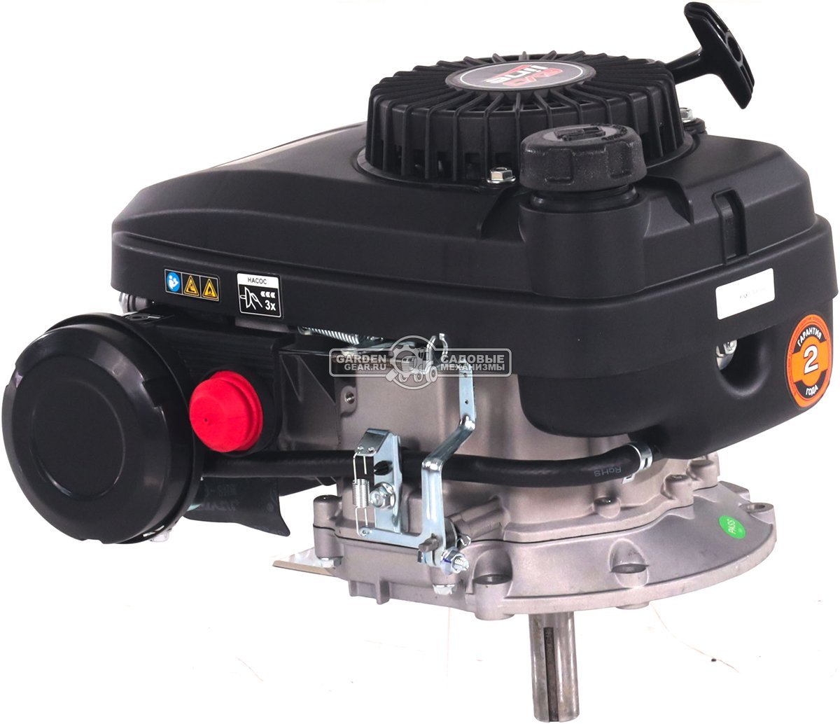 Бензиновый двигатель EVOline XP 140 A (3,5 л.с., 141 куб.см., D=22,2 мм, L=80 мм, алюминиевый маховик, динамический тормоз, 7,8 кг.)