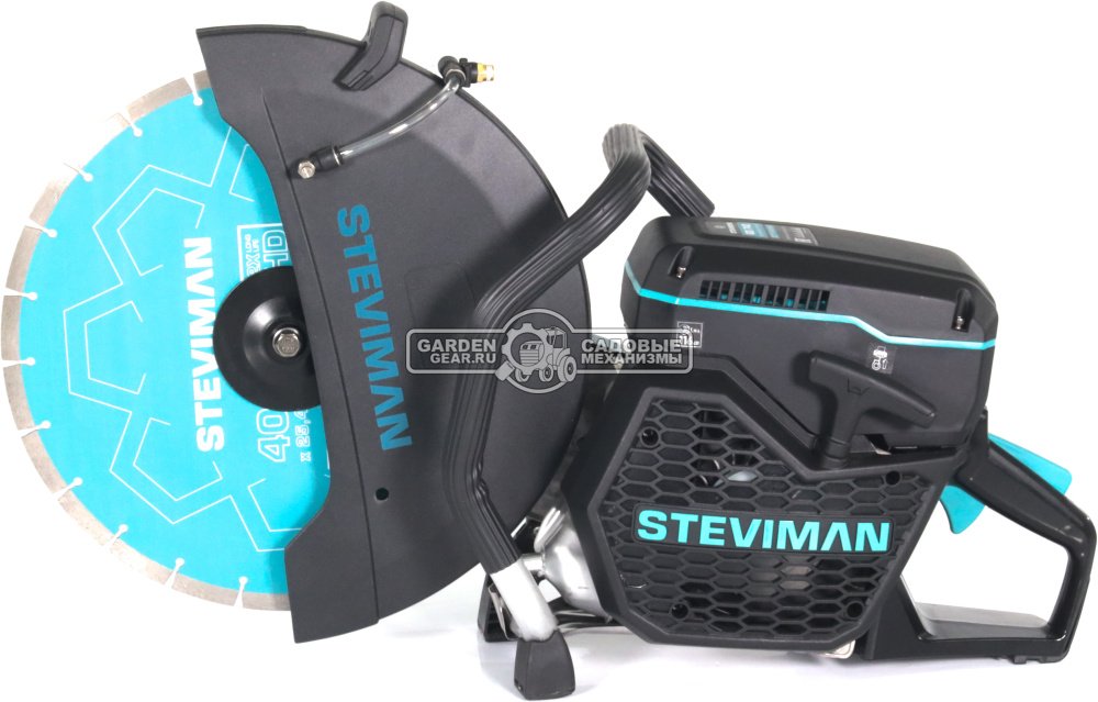 Бензорез Steviman GS740 16&quot; в боксе (PRC, 76,2 см3, 3.7 кВт/5.0 л.с., диаметр круга 400 мм, глубина реза 150 мм, пластиковый кейс, 10,0 кг.)