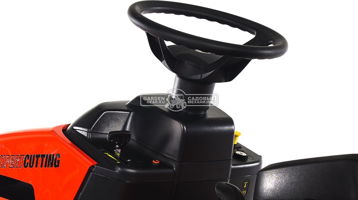 Садовый трактор Daewoo DSD 108H (PRC, Stiga ST450, 432 куб.см., гидростатика, боковой выброс, ширина кошения 108 см., 165 кг.)