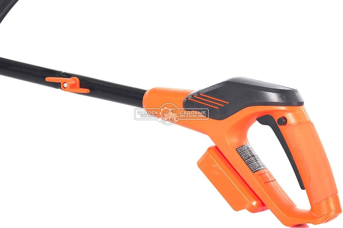 Снегоуборщик аккумуляторный / лопата Yard Fox 33E с АКБ 4 А/ч и ЗУ (PRC, BL 20В, ширина 33 см, 6 кг)