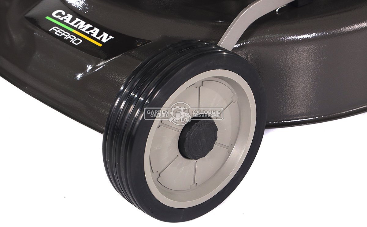 Газонокосилка бензиновая Caiman Ferro 55CLV (RUS, 55 см, Caiman Green Engine, 196 см3, сталь, вариатор, 4 в 1, 70 л, 50 кг)