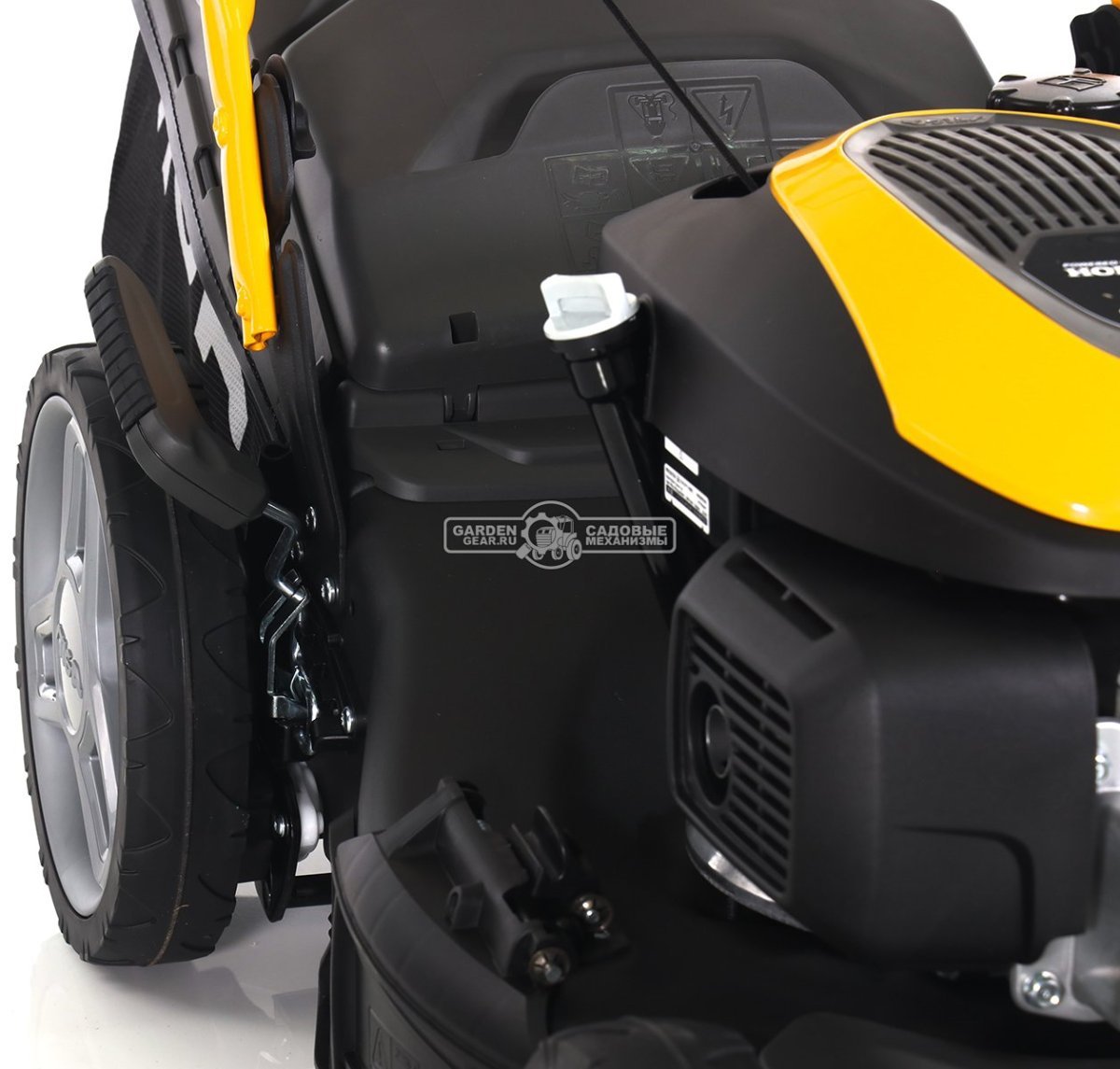 Газонокосилка бензиновая Stiga Combi 748 V (SVK, 46 см., Honda GCVx145, 145 куб.см., вариатор, сталь, 60 л., 4 в 1, 35 кг.)