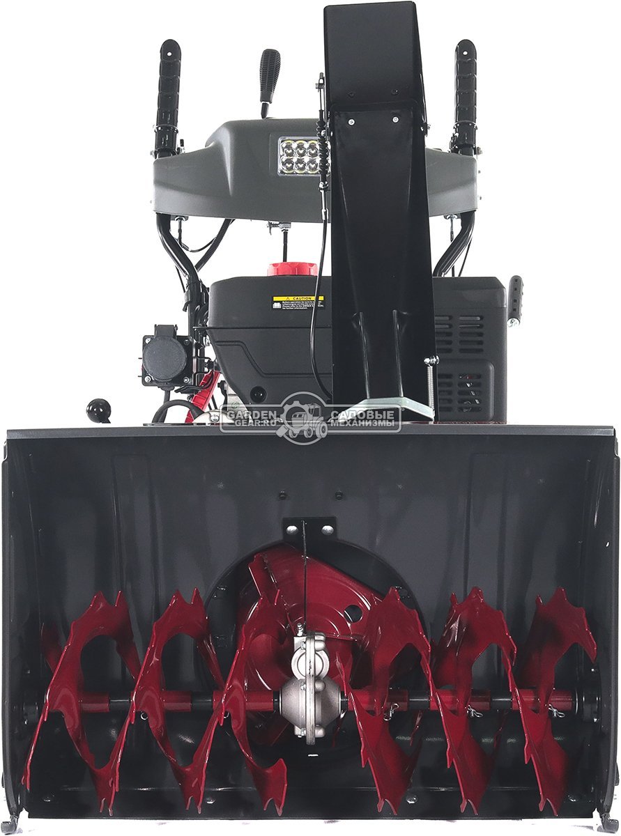 Снегоуборщик Evoline SBG 760 TLE гусеничный (PRC, 76 см, Loncin, 420 см3, эл/стартер 220В, фара, разблокировка гусениц, подогрев рукояток, 130 кг)