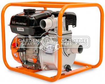 Мотопомпа бензиновая Villartec PB58 для чистой воды (PRC, 208 куб.см., 600 л/мин, 2&quot;, 28 м, 22 кг)