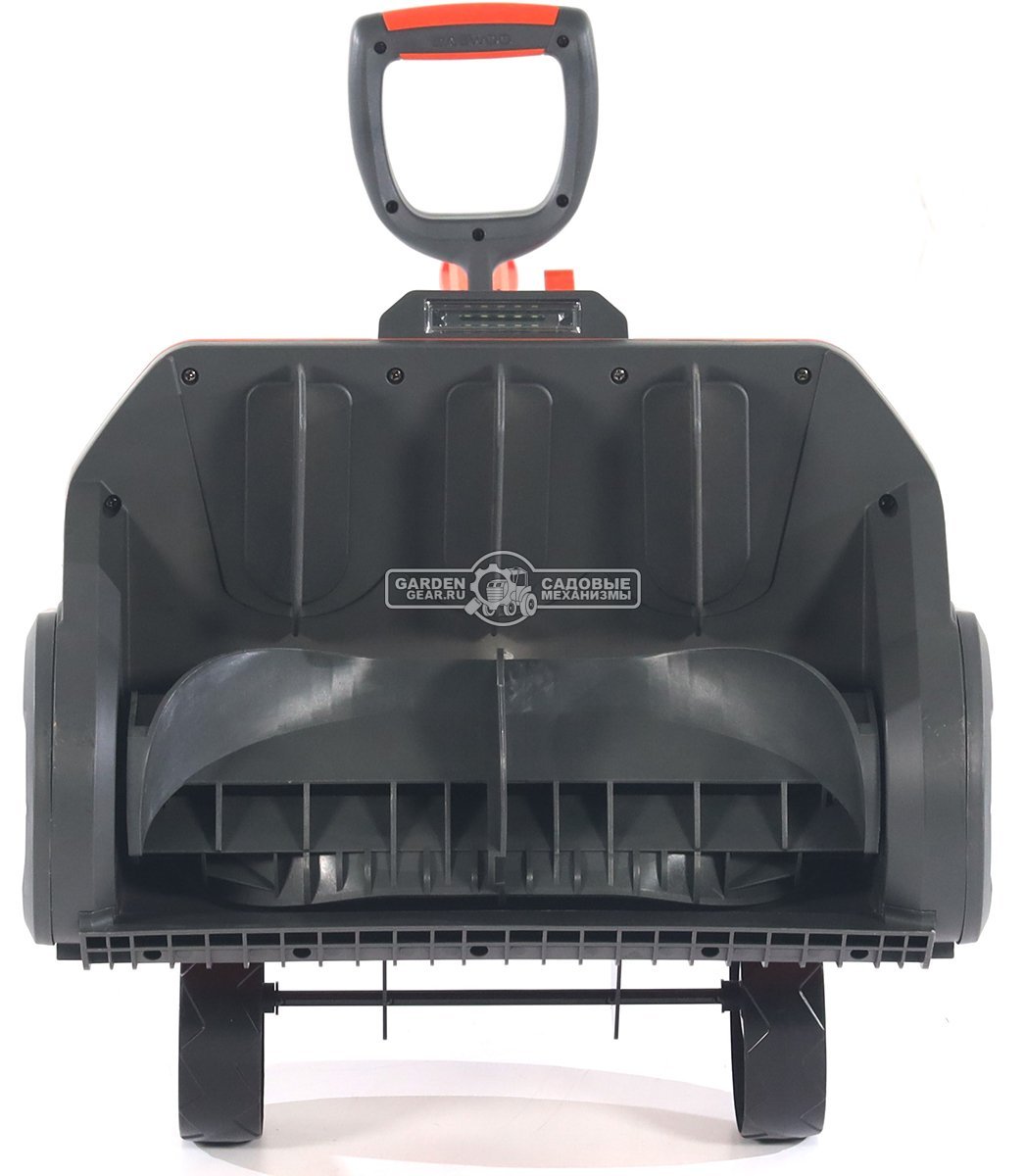 Снегоуборщик аккумуляторный / лопата Daewoo DAST 4242Li SET с 2 АКБ 4 А/ч и ЗУ (PRC, BL 2х21В, ширина 42 см, 6.8 кг)