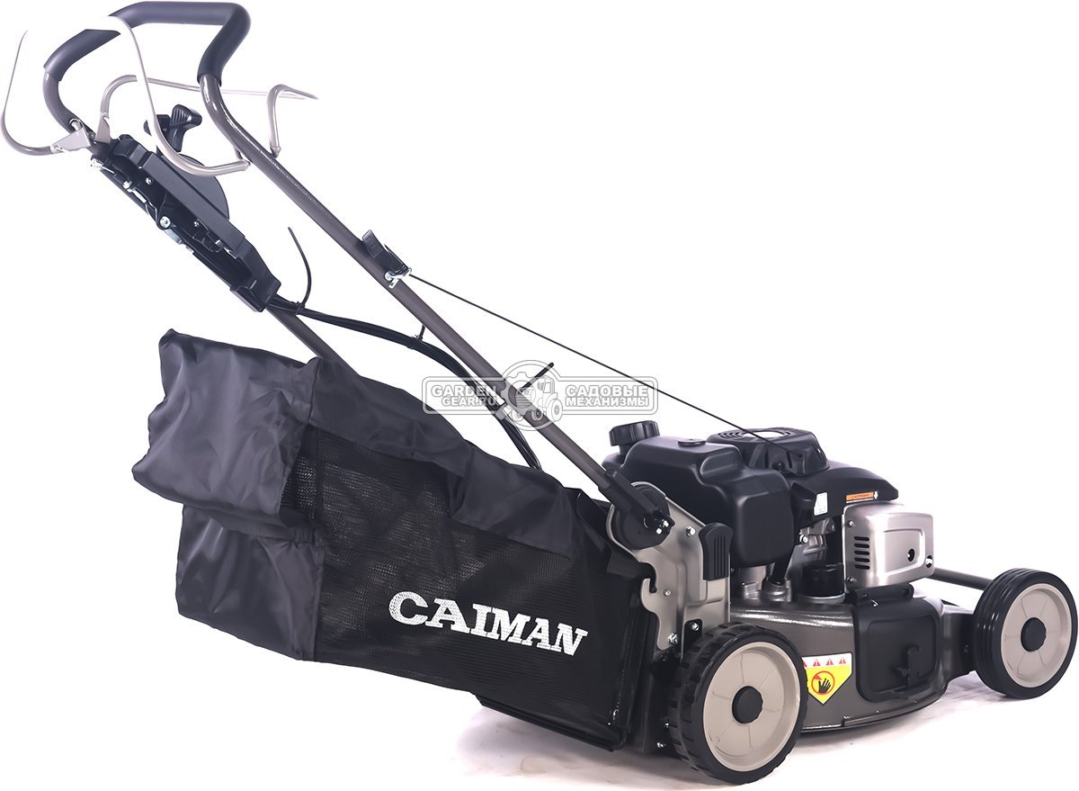 Газонокосилка бензиновая Caiman IXO Prime 55CLV (RUS, 53 см, Caiman Green Engine, 224 см3, сталь, кардан, 4 в 1, 70 л, 49,5 кг.)