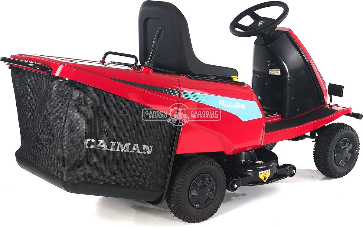 Садовый минирайдер Caiman Rido 84i аккумуляторный (RUS, 80 см., Li-Ion 72В /18 Ач, травосборник 150 л., 173 кг.)