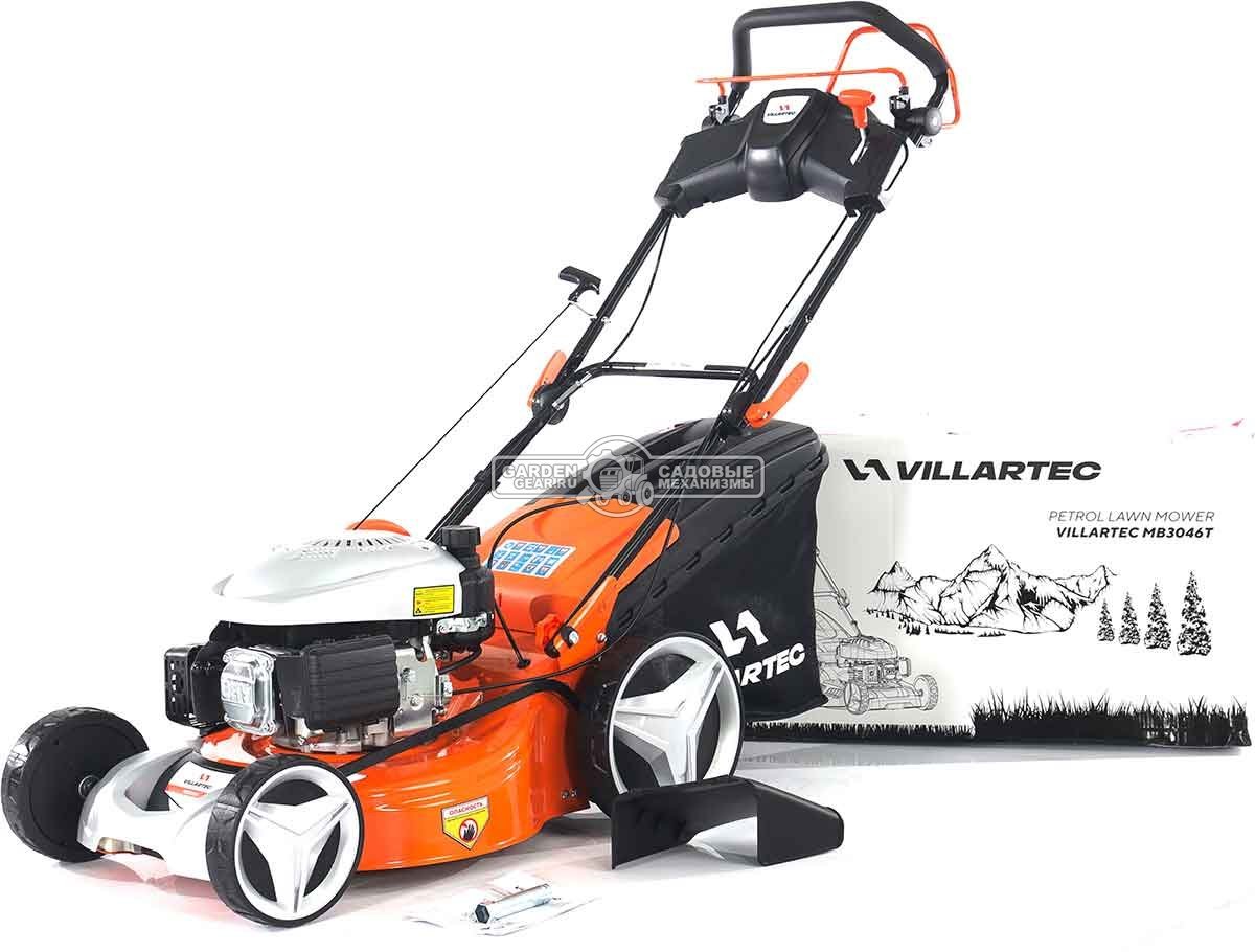 Газонокосилка бензиновая Villartec MB 3046T Village (PRC, 46 см, Daye 136 см3, сталь, 3 в 1, 60 л, 35.6 кг)