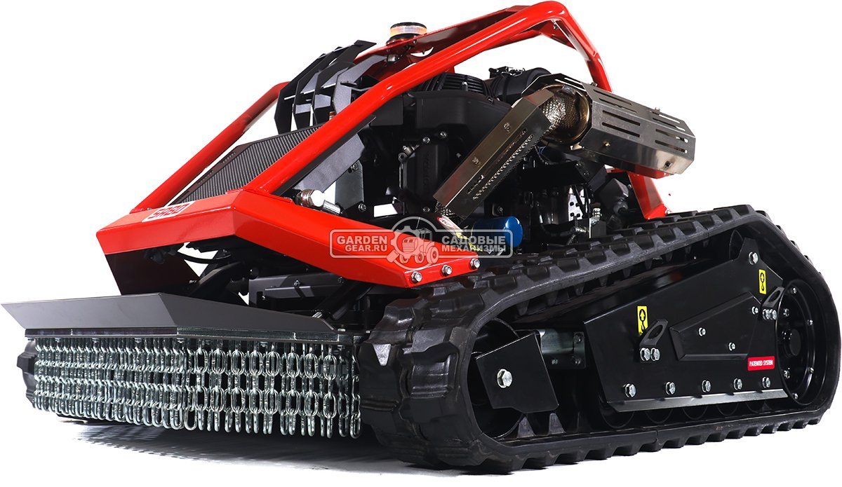 Робот газонокосилка для кошения склонов SABO THUNDER 85 C с дистанционным управлением (GER, 85 см., Honda iGXV 700 EFI, 699 куб.см., 580 кг.)