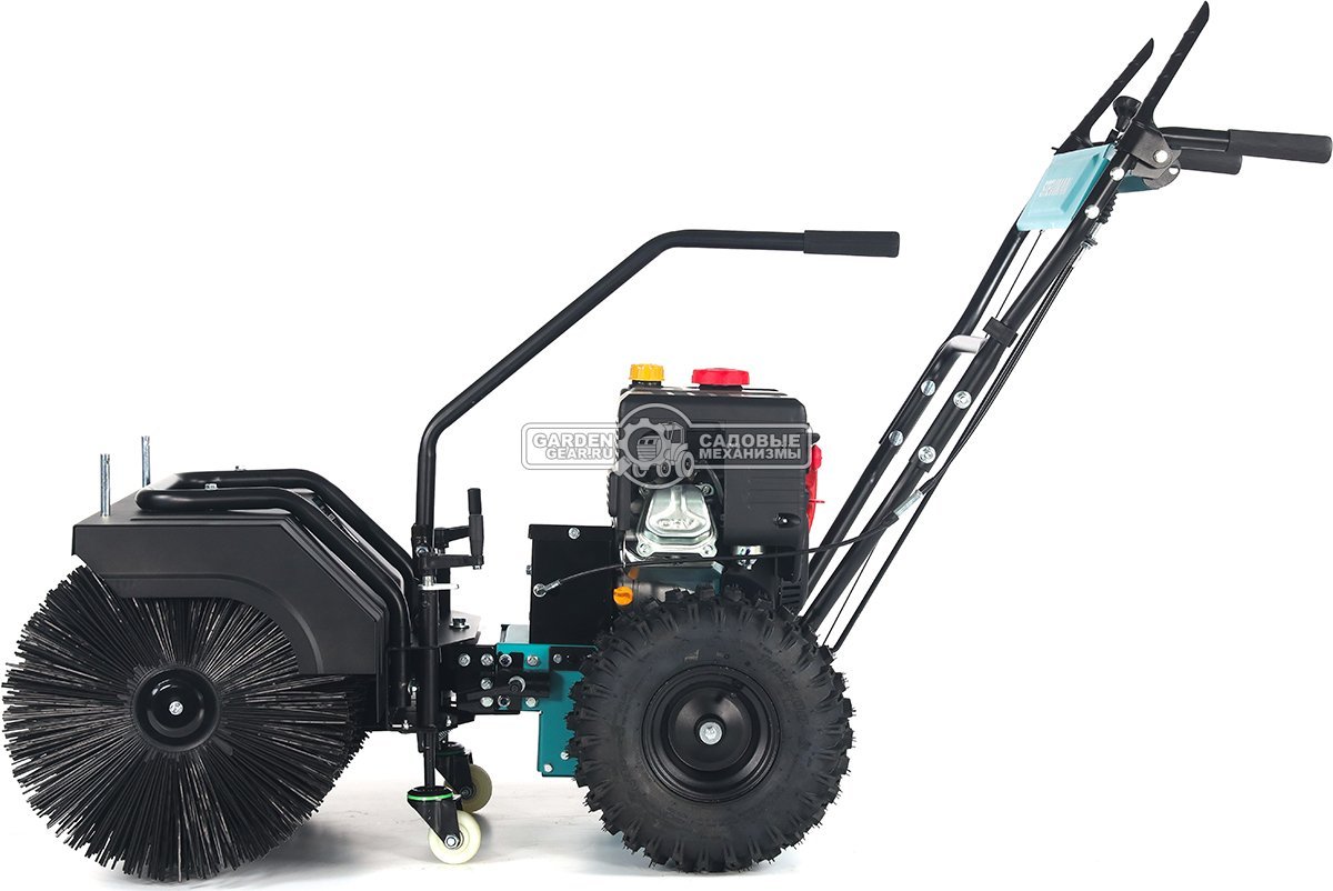 Подметальная машина Steviman SW-62 (PRC, 7.0 л.с.,Loncin 212 см3, скорости 6/2, шир. 62 см., диам. 42 см., топл.бак 3,0 л., колеса 13", 72 кг)