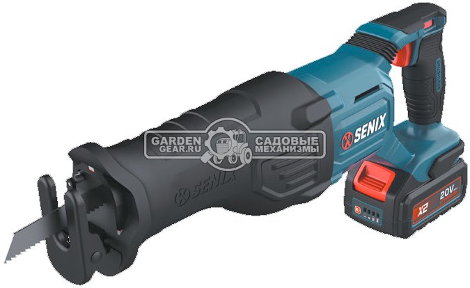Сабельная пила аккумуляторная Senix PSRX2-M3-EU-0 без АКБ и ЗУ (PRC, BL 18В, 255 мм, 1.8 кг)