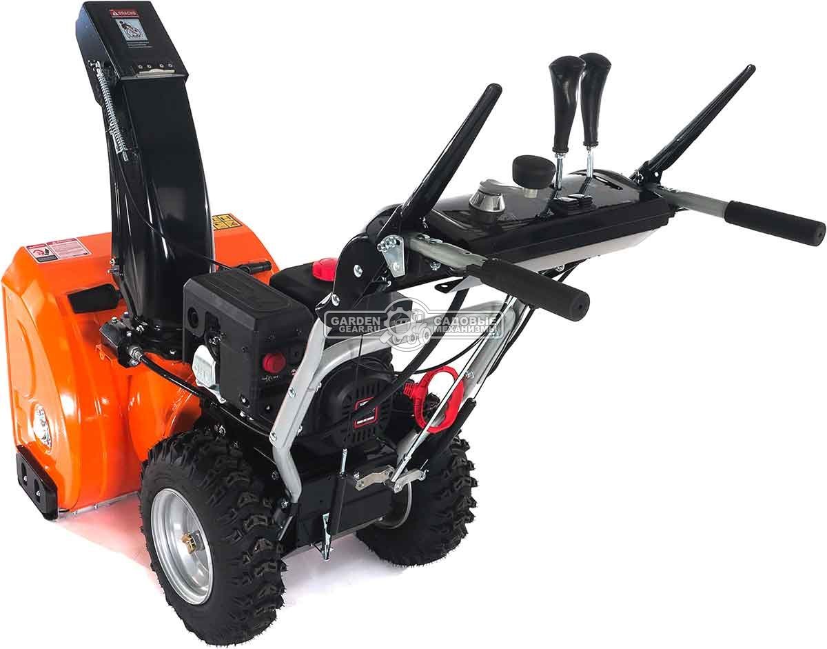 Снегоуборщик Villartec WB7066E MY2023 (PRC, 66 см, Loncin, 212 см3, эл/стартер 220В, фара, подогрев рукояток, скорости 6/2, 88 кг)