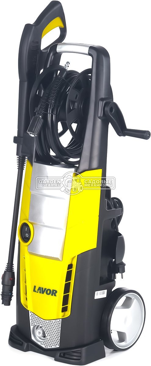 Мойка высокого давления Lavor Galaxy 160 (PRC, 2500 Вт, 160 бар, 510 л/час, барабан + шланг 8 м, 12.4. кг)
