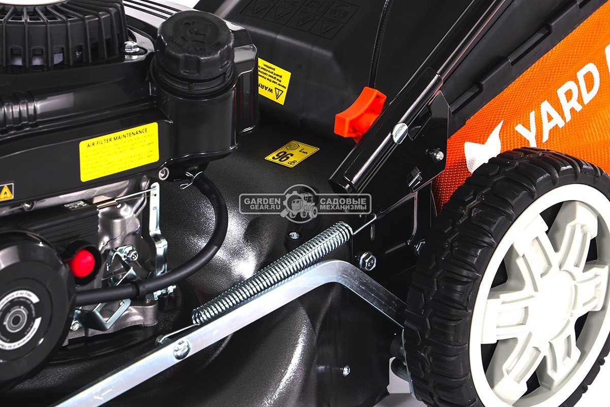 Газонокосилка бензиновая Yard Fox 46S (PRC, 46 см, Zongsheng NP150, 149 см3, сталь, 3 в 1, 60 л, 27.9 кг)