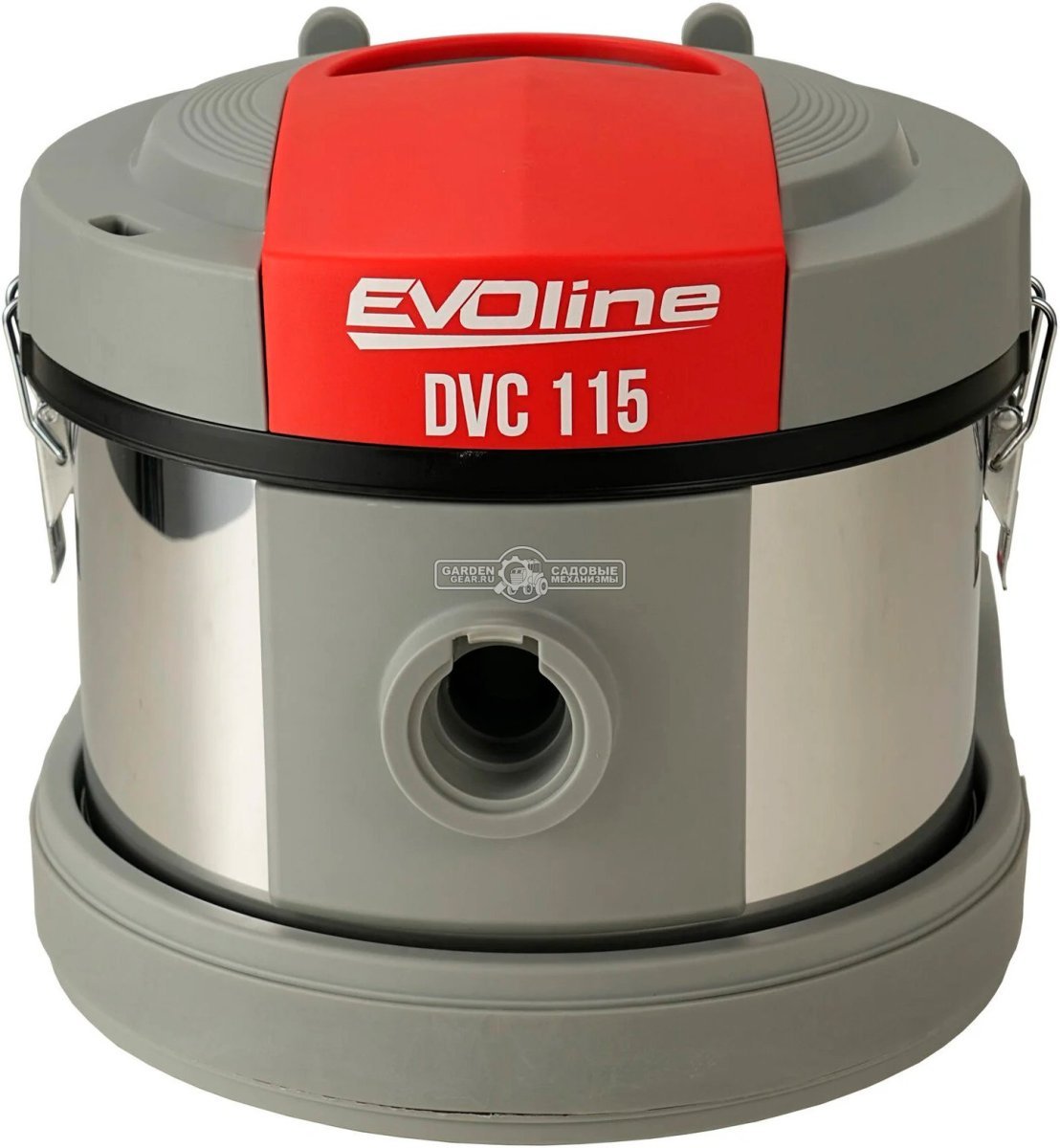 Пылесос промышленный Evoline DVC 115 для сухой уборки (PRC, 1.0 кВт, 2760 л/мин, 180 мбар, контейнер 15 л, шланг 2.5 м, 8.8 кг)