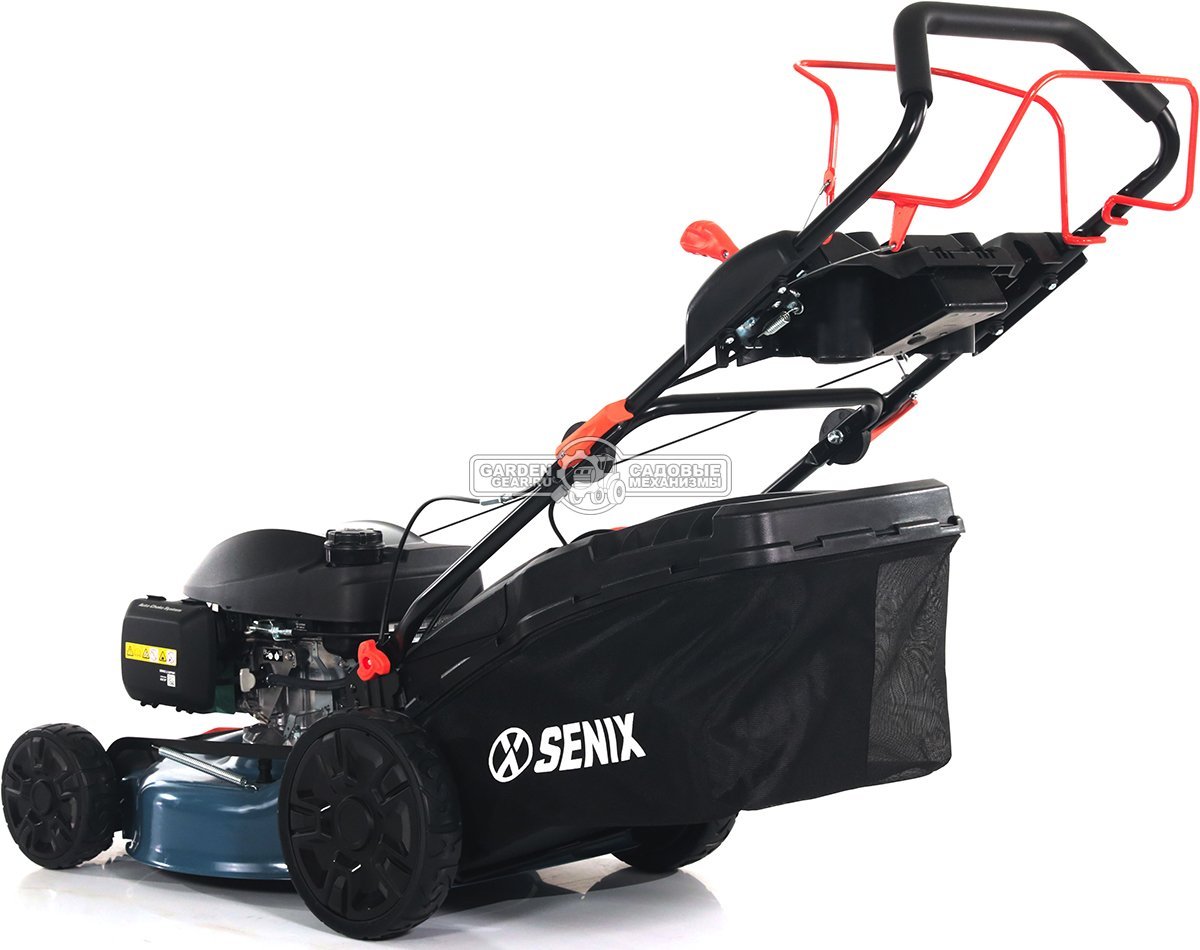 Газонокосилка бензиновая Senix LSSG-M2-EU (PRC, 46 см, Honda GCV145, 145 см3, сталь, вариатор, 3 в 1, 65 л, 27 кг)