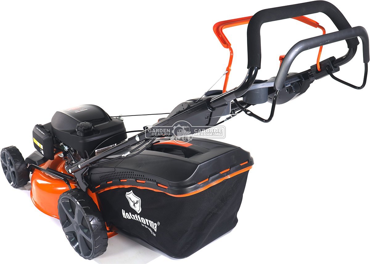 Газонокосилка бензиновая Holzfforma LC251HV (PRC, 51 см, Honda 166 см3, 3 в 1, Quattro Blade, вариатор, 65 л, 35 кг)