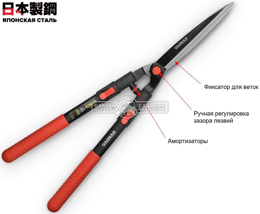 Ножницы шпалерные Caiman CA-88 880 мм., 1,005 кг.