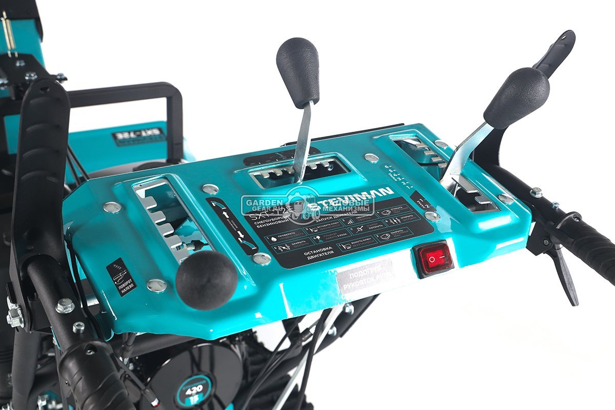 Снегоуборщик Steviman SXT-72E гусеничный (RUS, 72 см, Korona 420 см3, эл/стартер 220В, фара, скорости 6/2, 103 кг)