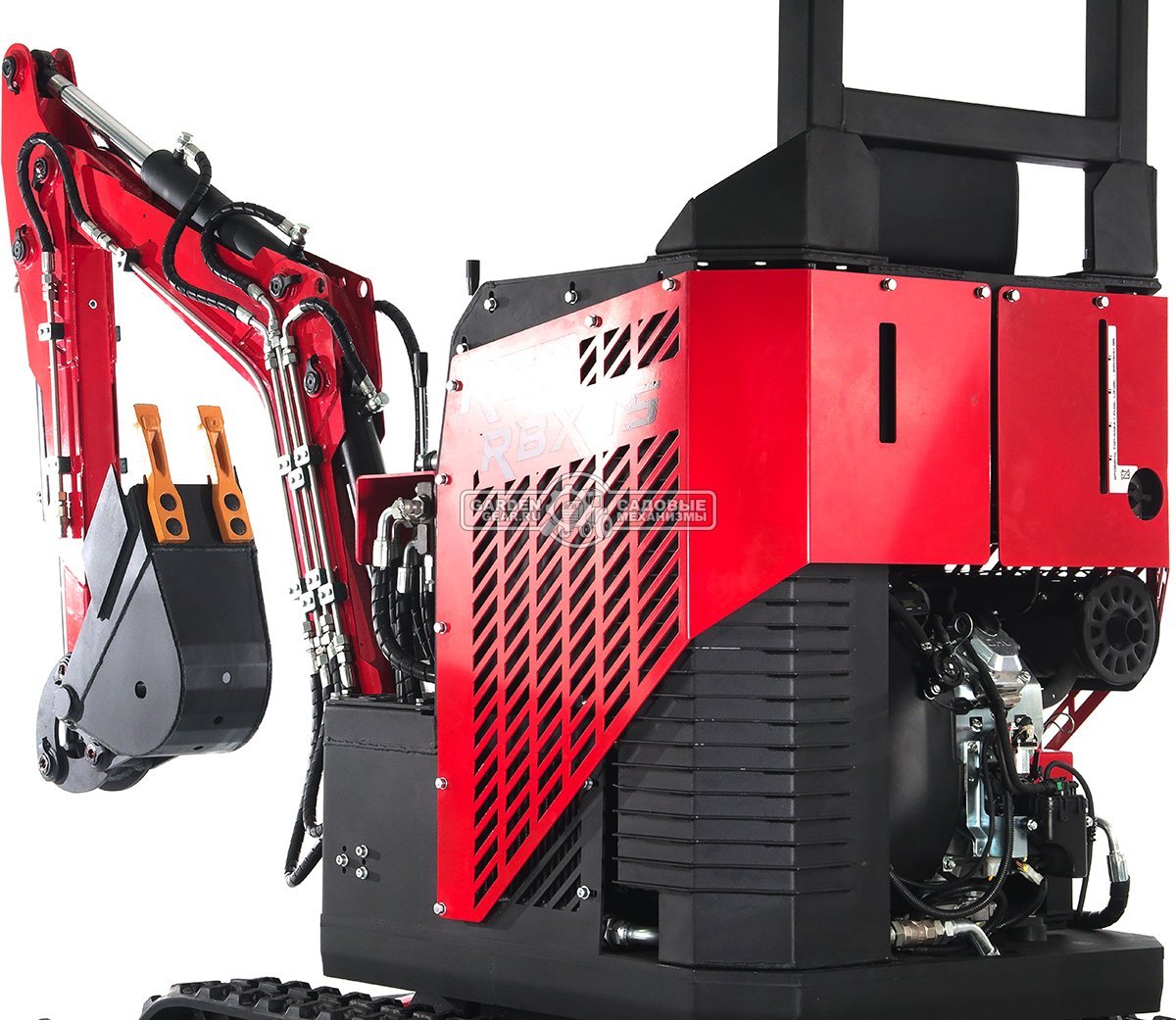 Гусеничный полноповоротный экскаватор RED Rhino RBX-15 Zongshen GB750EFI 30 л.с., глубина копания 2,0 м., ковш 250 мм., 1200 кг.