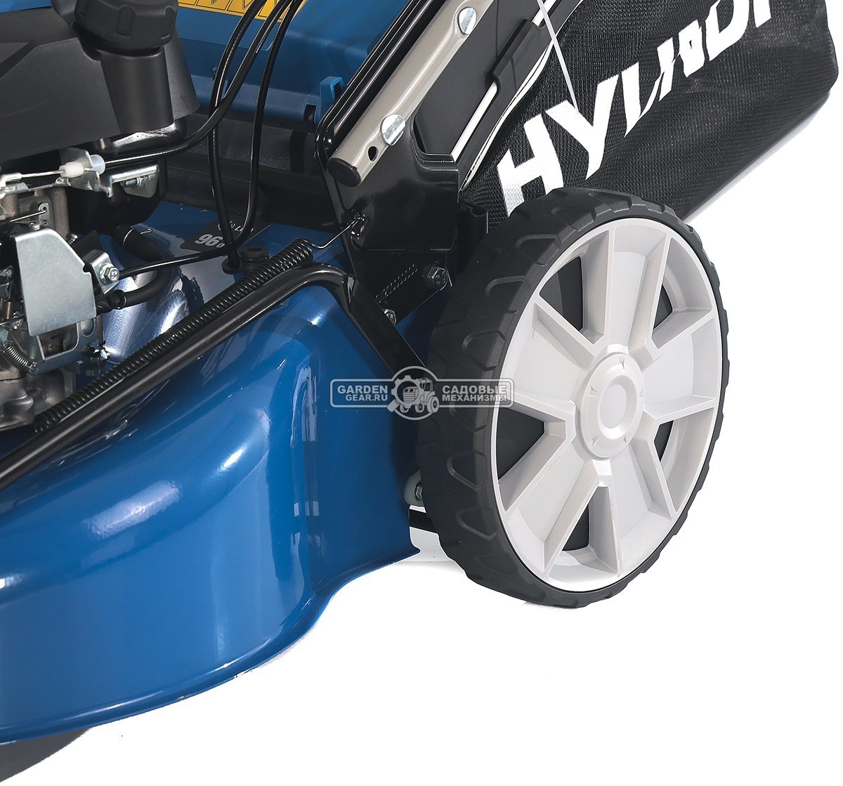 Газонокосилка бензиновая Hyundai L 4610S (PRC, 46 см, Hyundai, 145 см3, 65 л, сталь, 3 в 1, 33.8 кг)