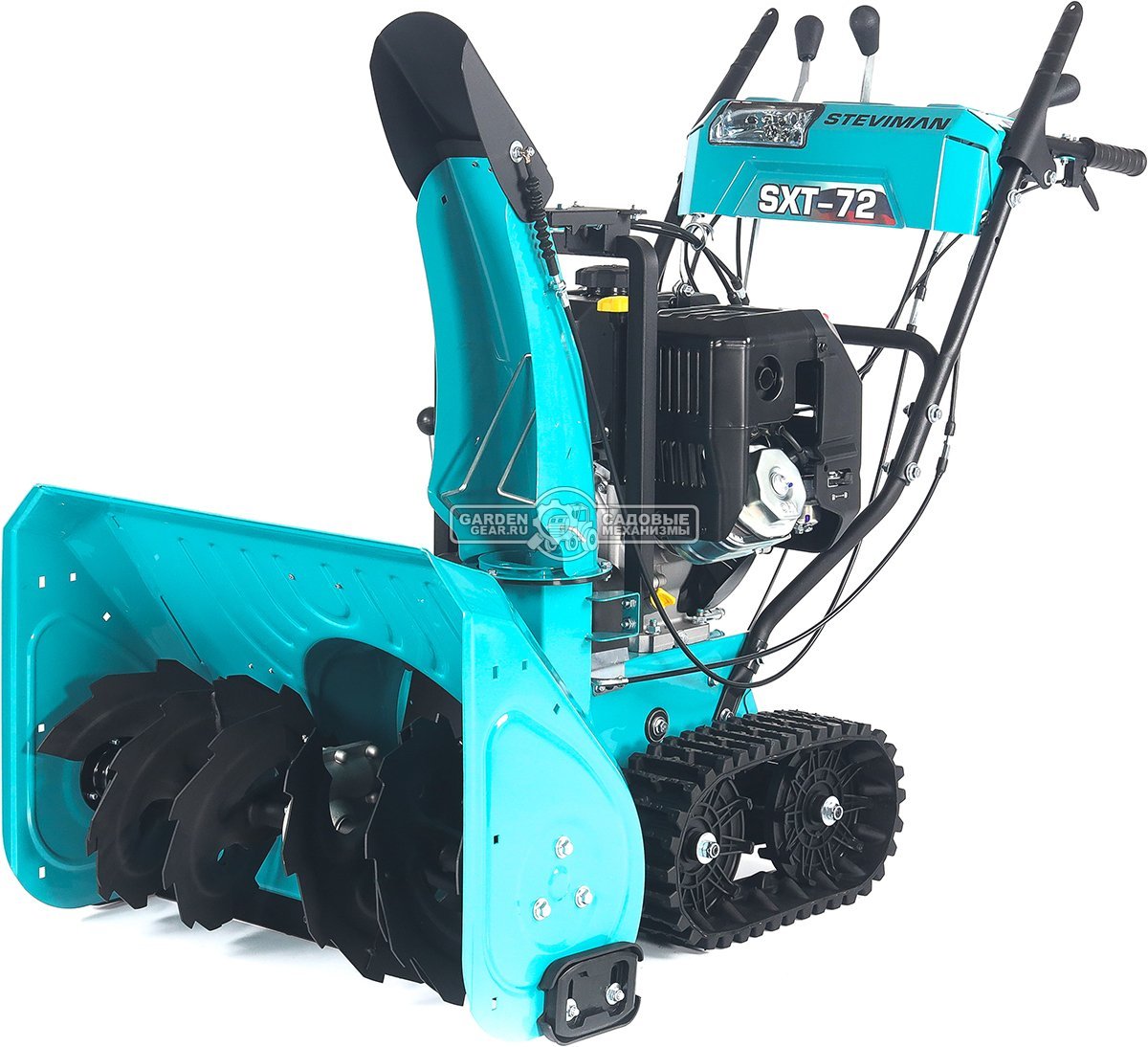 Снегоуборщик Steviman SXT-72 гусеничный (RUS, 72 см, Rato 301 см3, эл/стартер 220В, фара, скорости 6/2, 102 кг)