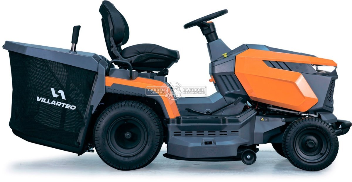 Садовый трактор Villartec MR1702H (PRC, Loncin V-Twin 586 куб.см., гидростатика, травосборник 320 л., ширина кошения 102 см., 215 кг.)